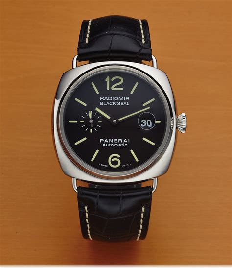 panerai radiomir automatic black seal